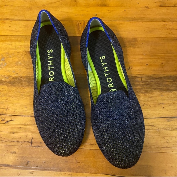 Rothy’s 2019 Metallic Stitch Black Friday Loafers - Picture 1 of 9